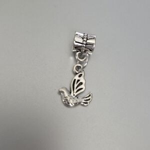 DOVE Charm for European Style Bracelets Fits Pandora Systems